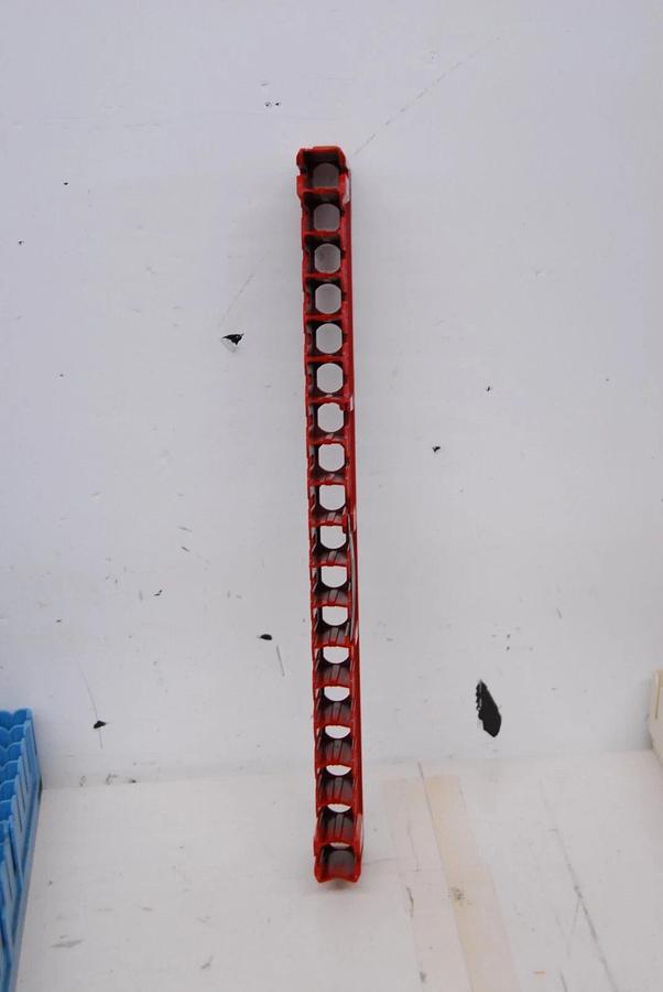 Used Beckman Liquid Scintillation Sample Racks (2x Red, 13x Blue, 9x White) Lot of 24