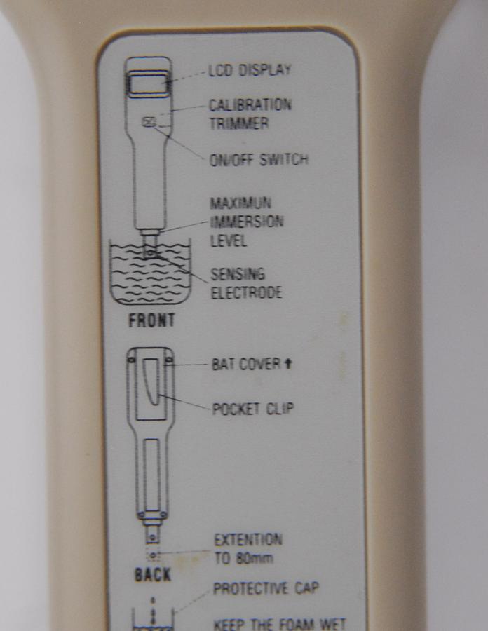 Used General PH501 Digital Pocket pH Meter