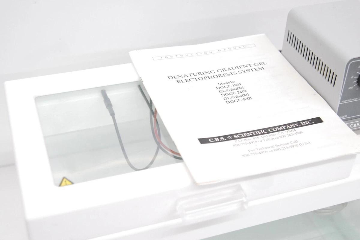 Used C.B.S. Scientific DGGE-2001 Electrophoresis System -Tank, Heater/Stirrer