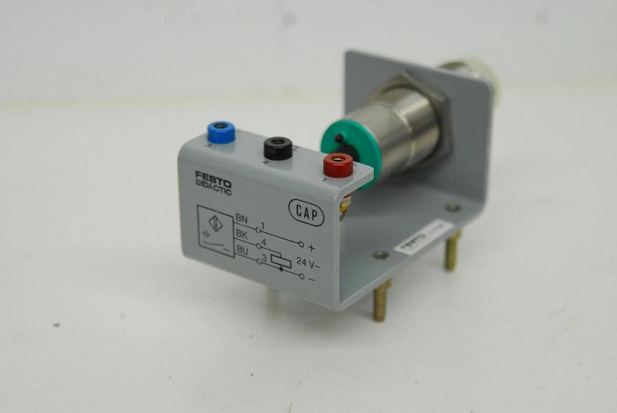 Used FESTO DIDACTIC 011095 CAP Steckplatte with Capacitive Sensor