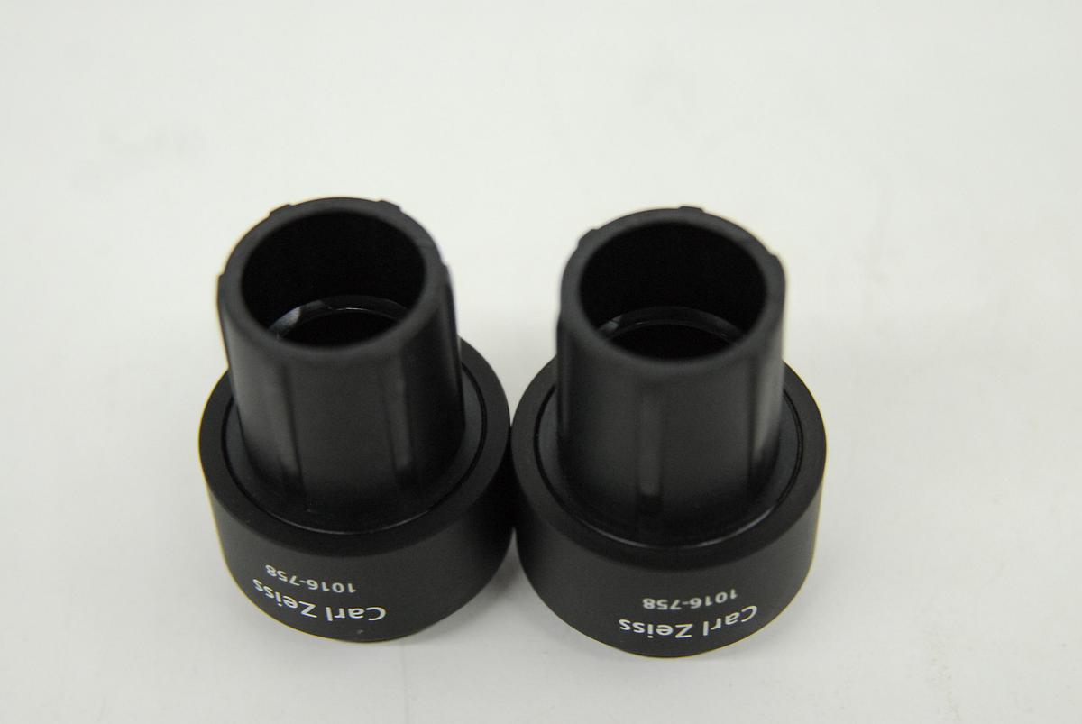 Used Zeiss 1016-758 W-PL 10x/23 Eyepiece Set (30mm Tube)