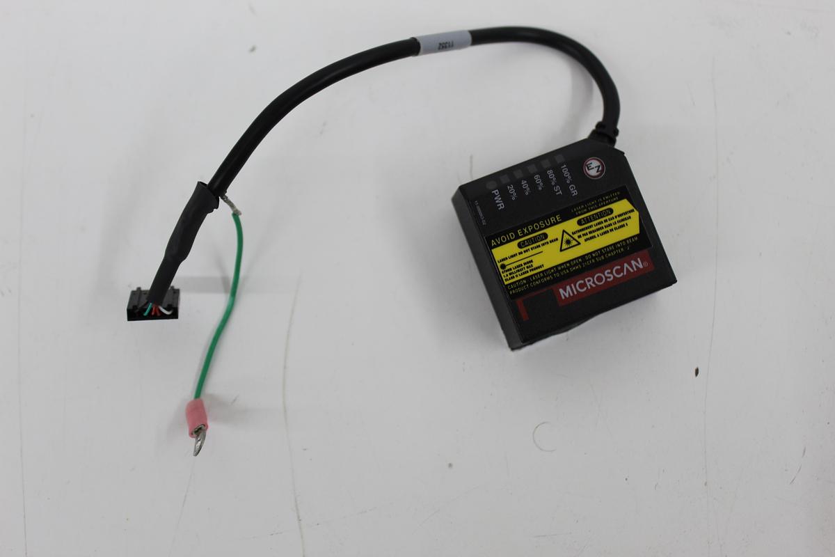 Used Microscan MS-3 Laser Barcode Scanner Fixed Mount 5VDC
