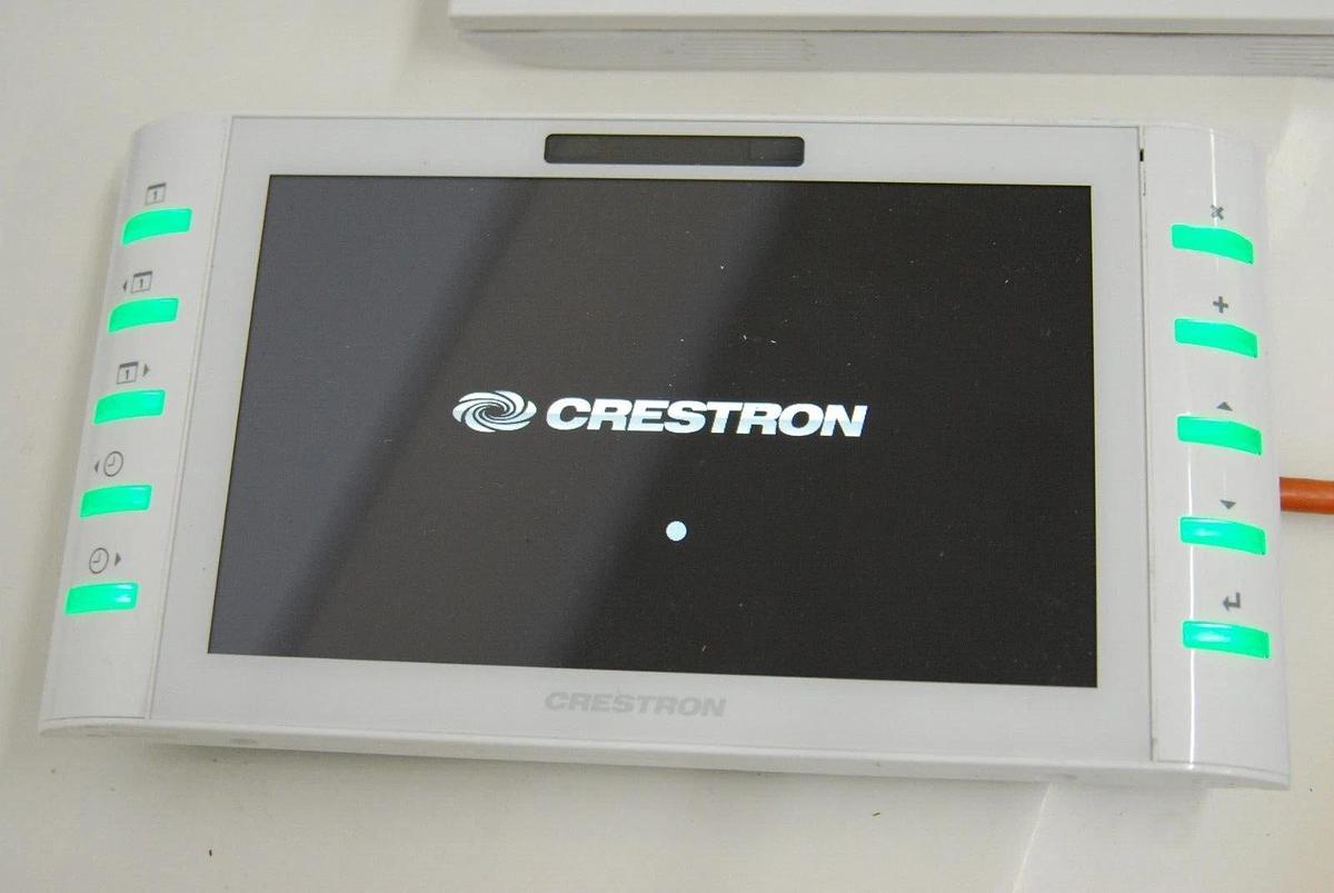 Used Crestron TSW-730-W-S 7” Room Scheduling Touch Screens - Lot of 6
