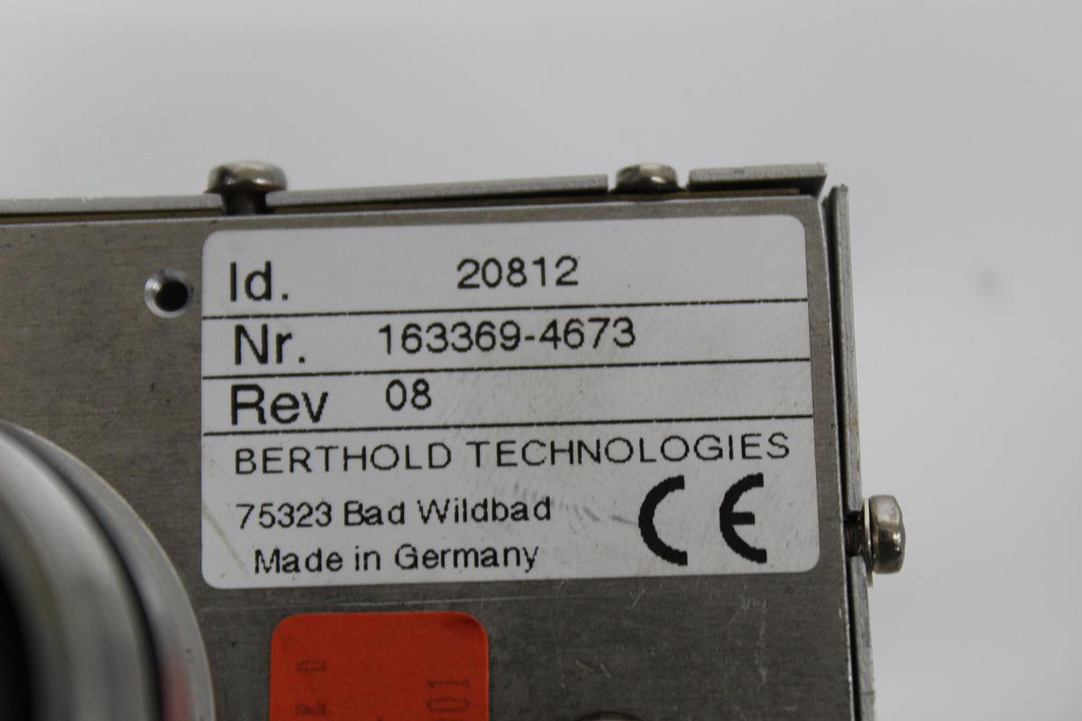Used EG&G Berthold 20812 LB 9605 LG 163270-1891 Rev 03 Photon Counter Head