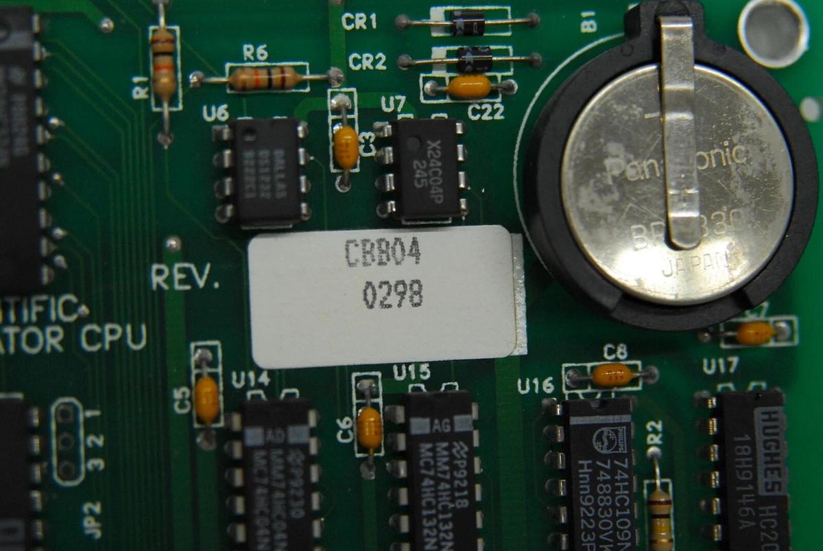 Used Precision Scientific PCB ASM Incubator CPU P/N: 00387701