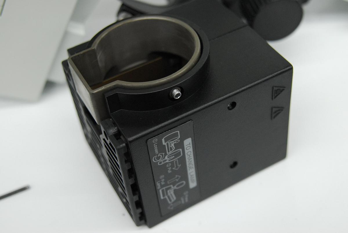Used Olympus IX-ILL100LH Illumination Column Arm W/ Lamp, Filters (IX70)