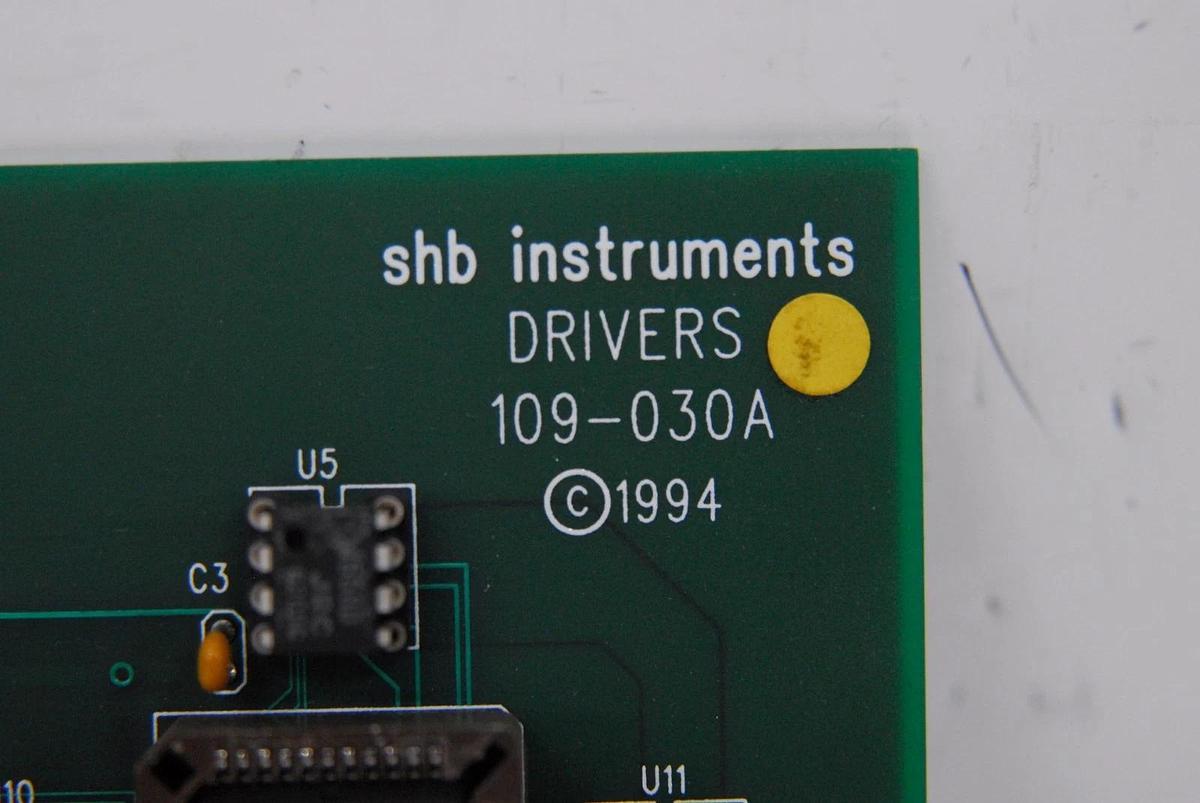 Used SHB Instruments 109-030A Drivers Board - 109 Hysteresis Loop Tracer