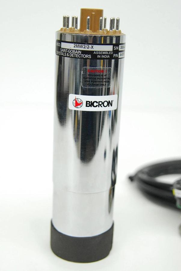 Used Bicron Saint-Gobain 2MW2/2-X IA-8183 2"x2" NaI(Tl) Scintillation Detector Probe