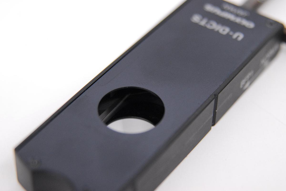 Used Olympus U-DICTS Microscope Nomarski DIC Prism Slider Shift Type (BX/IX)