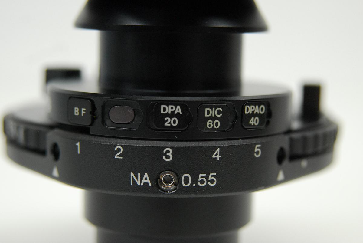 Used Olympus IX-LWUCD LWD Condenser W/ DPA20/40 DIC60 Prisms, IX-LWPO POL Attachment