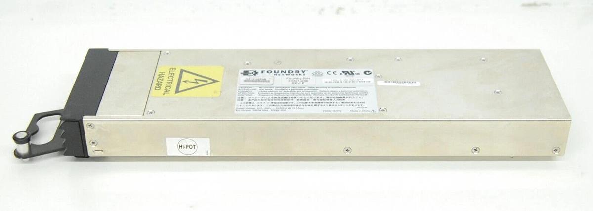 Used Foundry Networks NI-X-ACPWR 30351-200 Power Supply (100-240V 16A 12V 1200W)