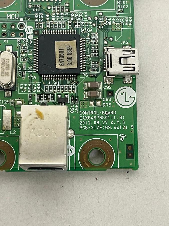 Used LG EBR76143701 Control Board (for LG 47VT30MS)