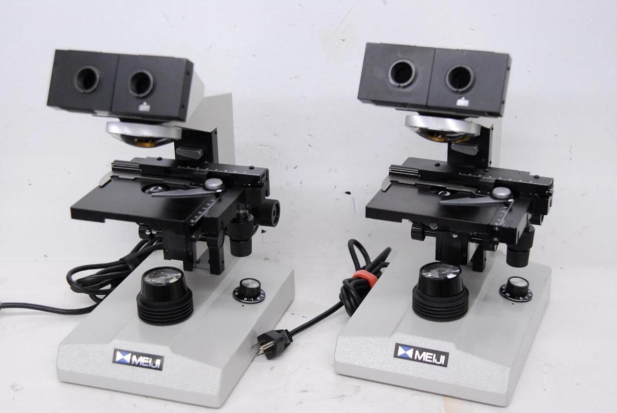Used Meiji Techno Biological Microscope - READ DESCRIPTION