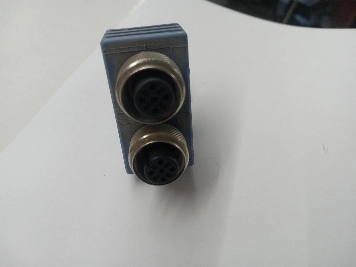 Used Escha DeviceNet Y splitter  FKM5-FKM5-FSM5 (1 male, 2 female connect) with LEDs