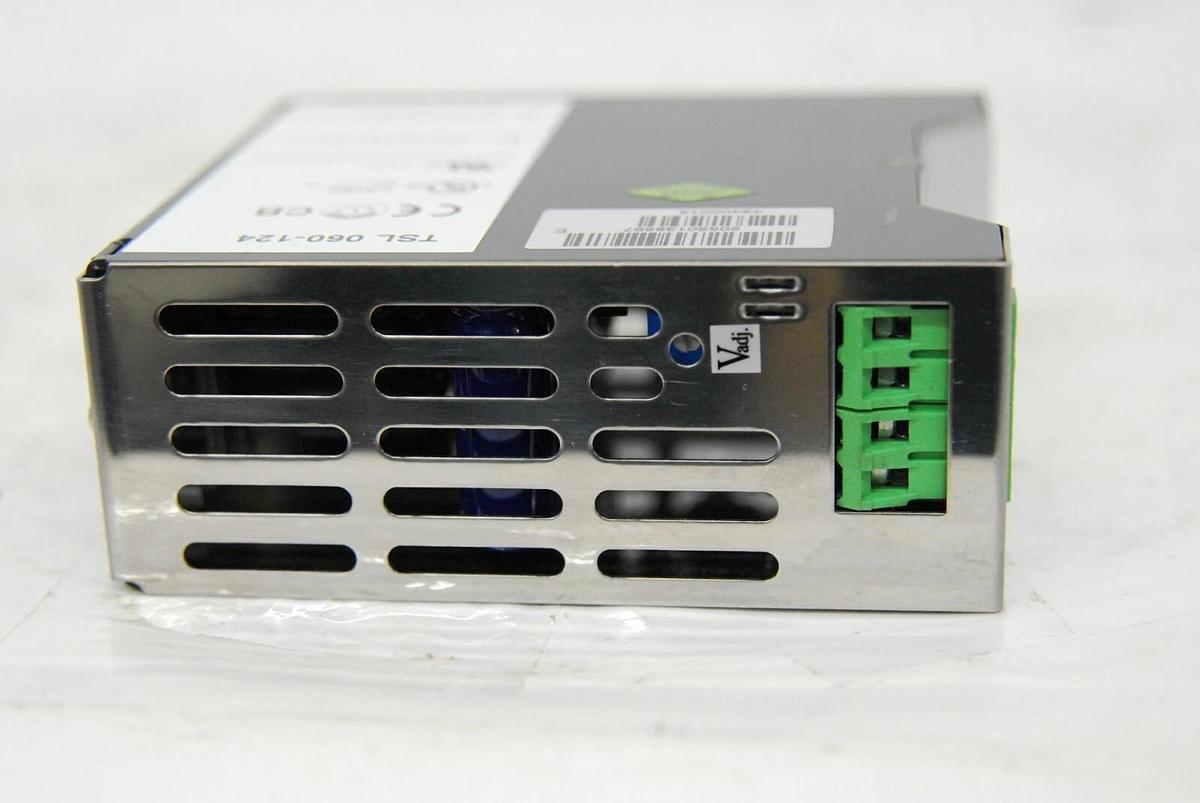 Used Traco Power TSL 060-124 Power Supply 24V 2.5A DIN Rail Mount