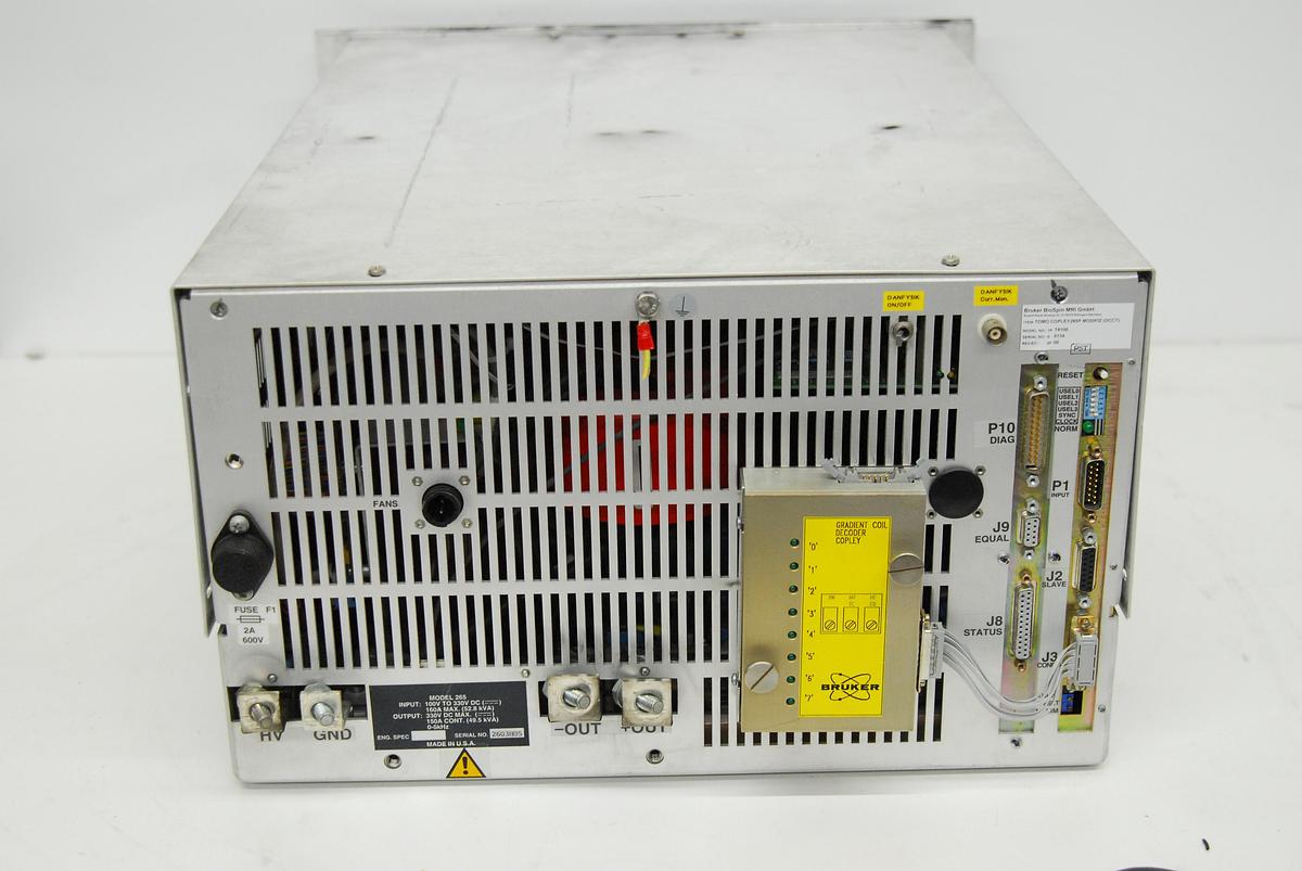 Used Bruker T8100 TOMO COPLEY265P MODIFIZ (DCCT) Gradient Amplifier - BioSpin MRI