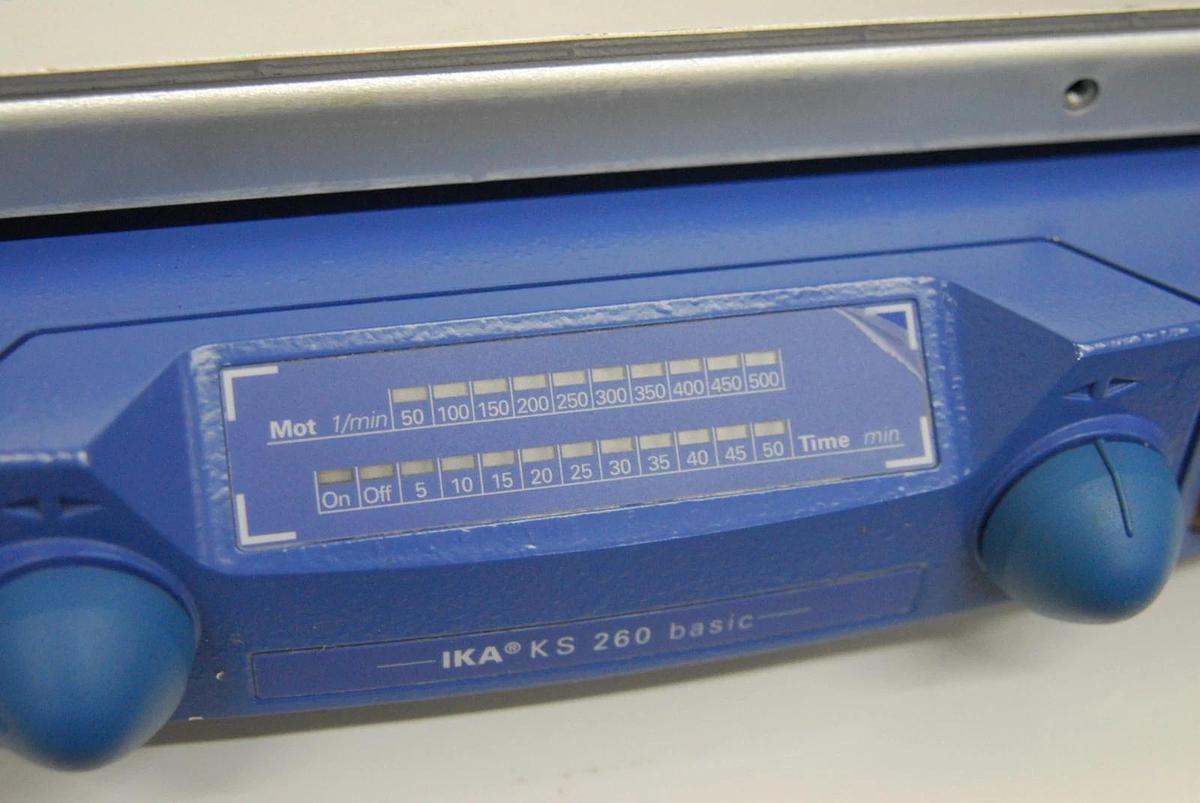 Used IKA KS 260 basic (KS 260 B S1) Orbital Shaker W/ AS 260.2 Fixing Clip Attachment