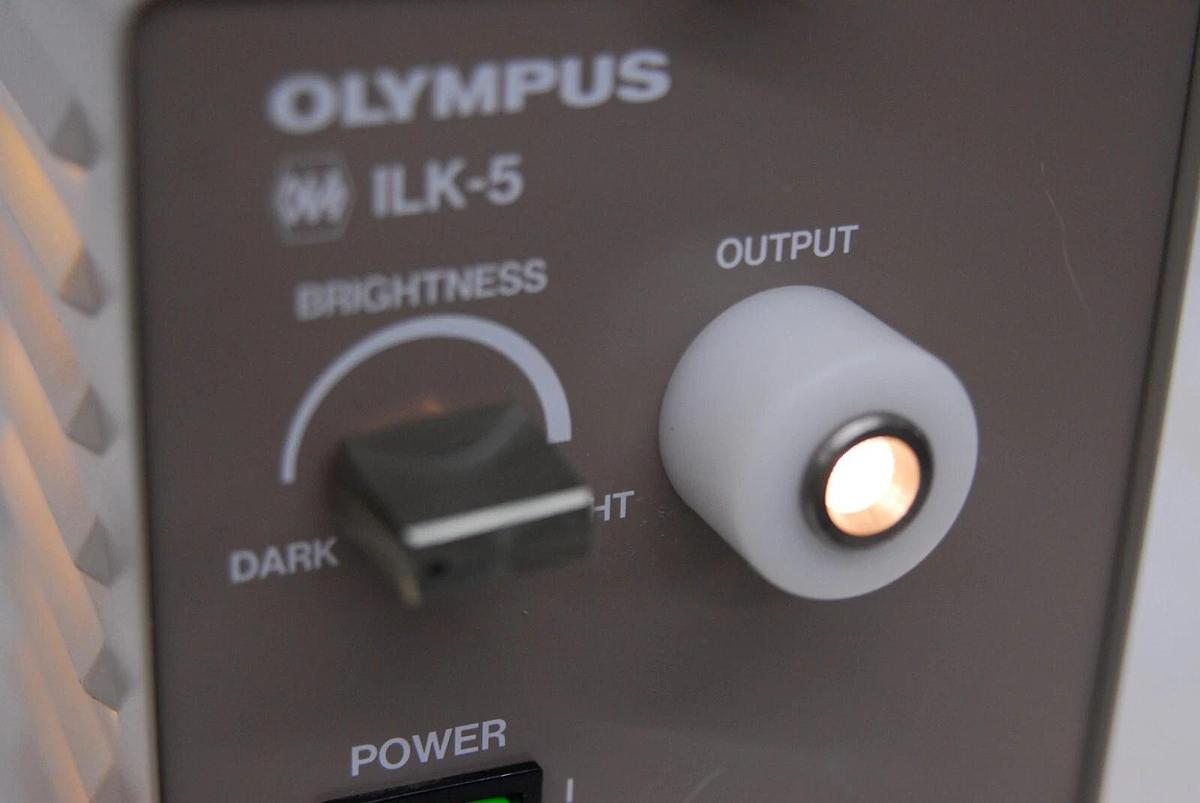 Used Olympus ILK-5 Cold Light Supply Source W/ Extra Bulb- TESTED