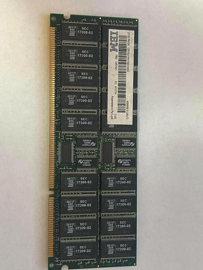 Used IBM 12R7631 4GB 512X72 DIMM (1x4GB)