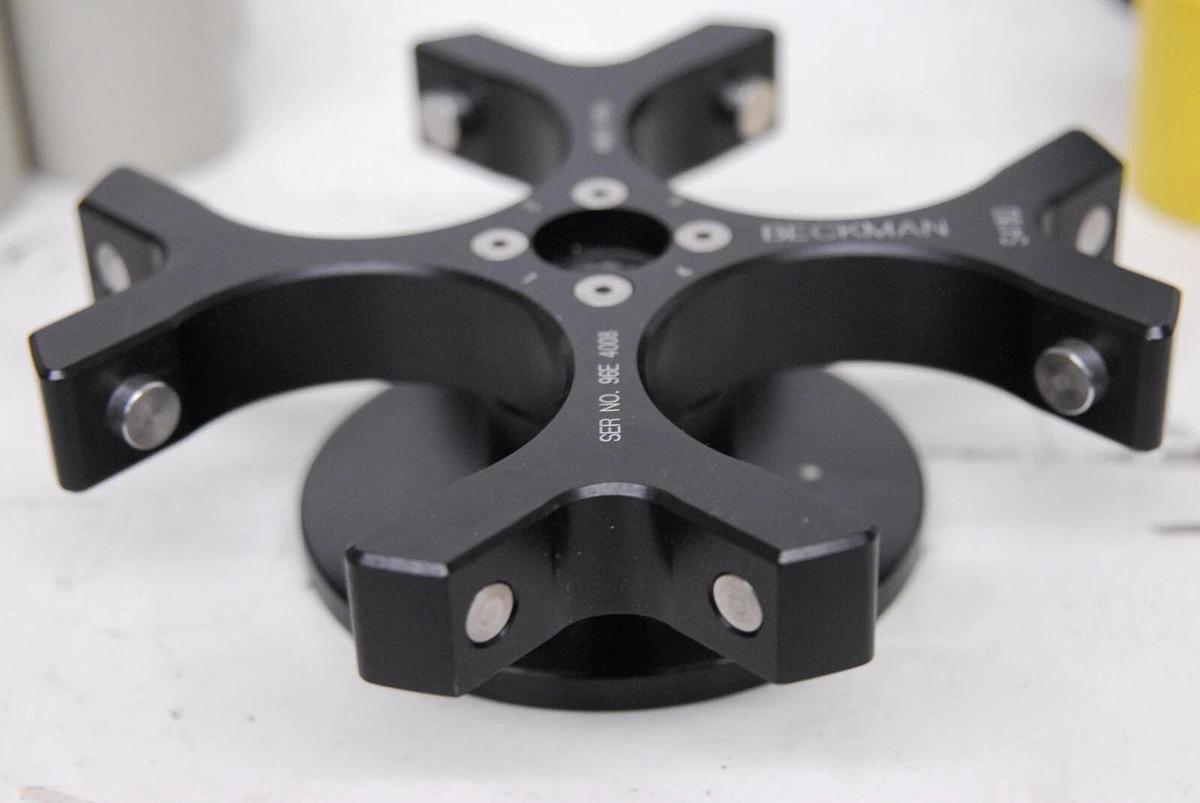 Used Beckman S4180 Swing Bucket Rotor W/ Buckets, Inserts 361230, 361234, 361222