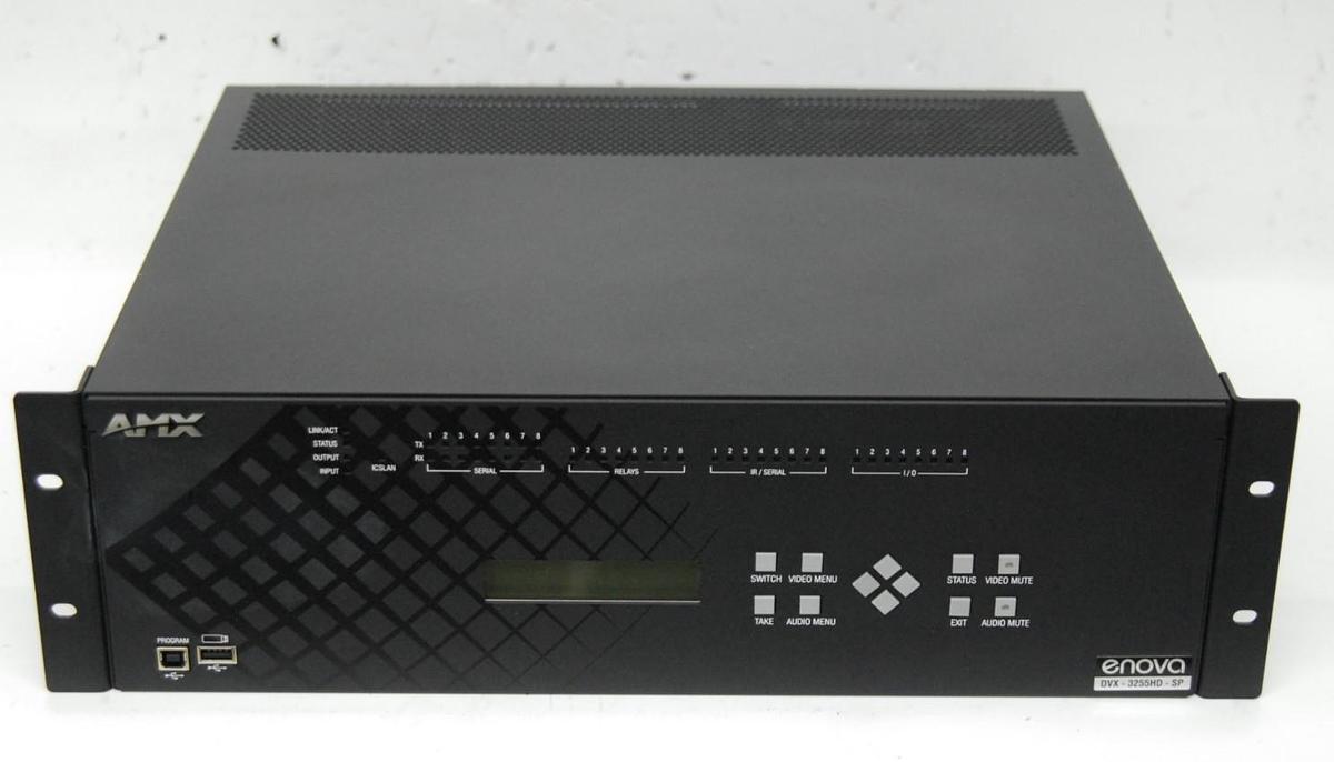 Used AMX Enova DVX-3255HD-SP 10x4 All-in-One Presentation Switcher