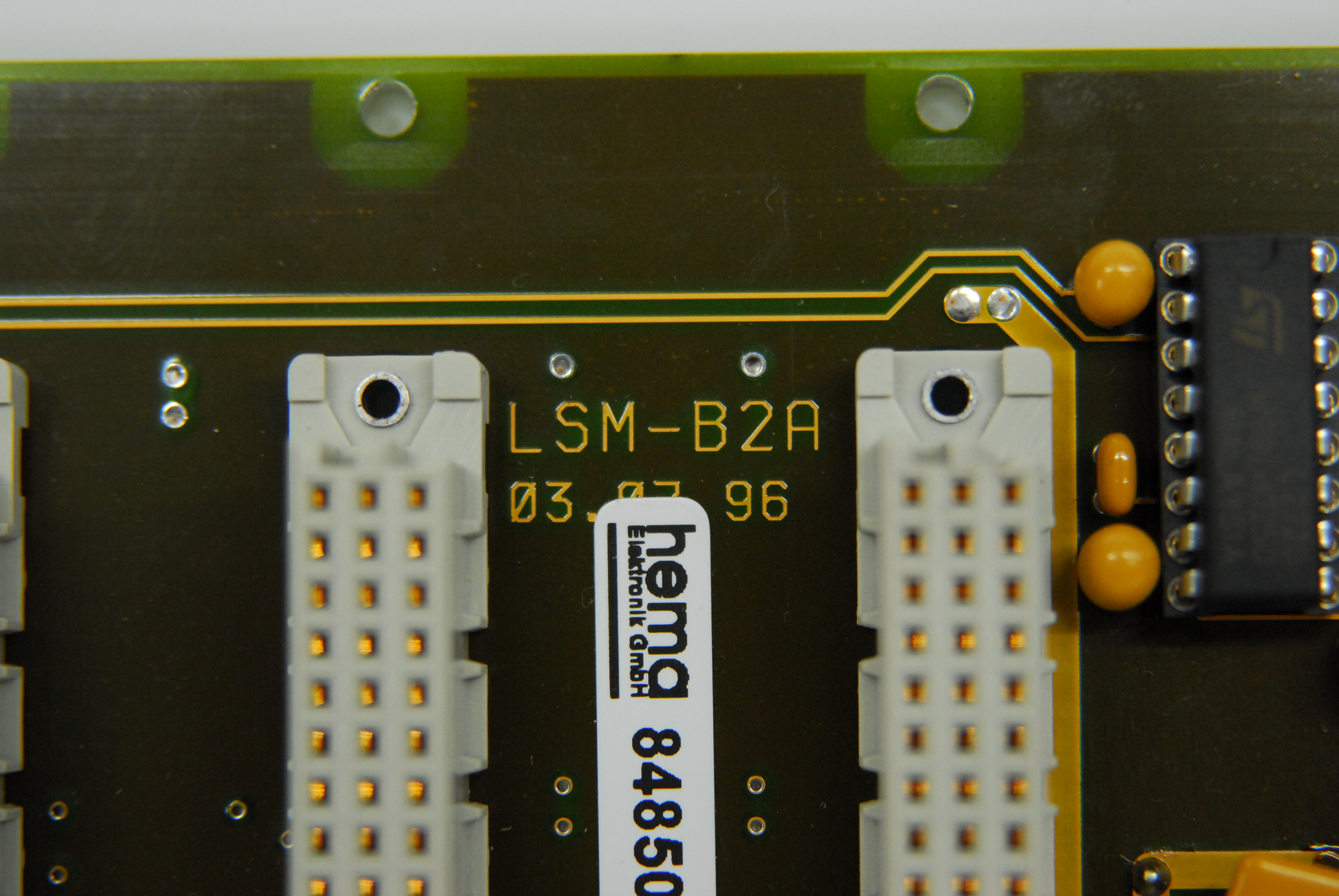 Used Zeiss Hema LSM-B2A Backplane Interface Board - ECU-LMS/META