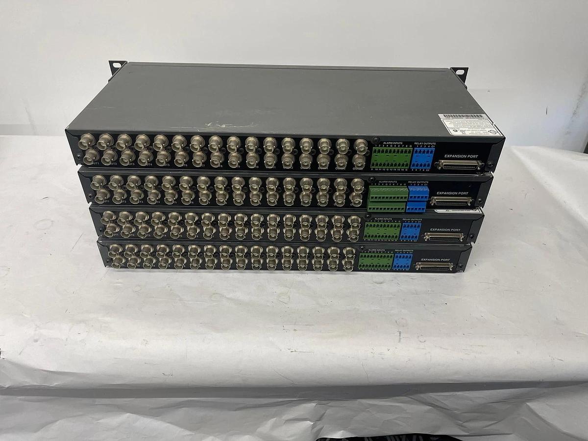 Used Pelco DX8100-EXP 16 Channel Expansion Unit - Lot of 4