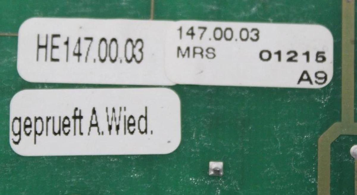 Used Front Panel for Hermle Z 233 MK-2 Centrifuge