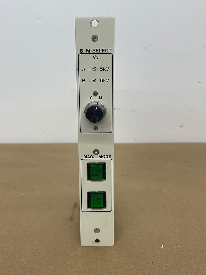 Used Hitachi B.M. Select & Mag Mode card 585-5527 (for Hitachi SEM S-800 )