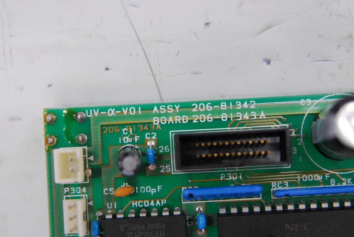 Used Shimadzu 205-81342 UV-α-V01 Board - UV-2401 PC