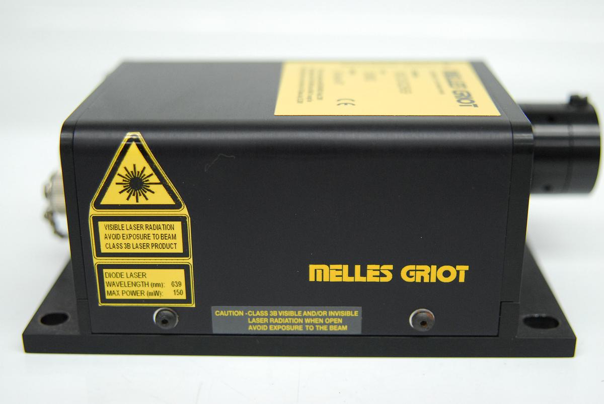 Used Melles Griot 56ICS/S2669 Red Diode Laser 639nm 10mW