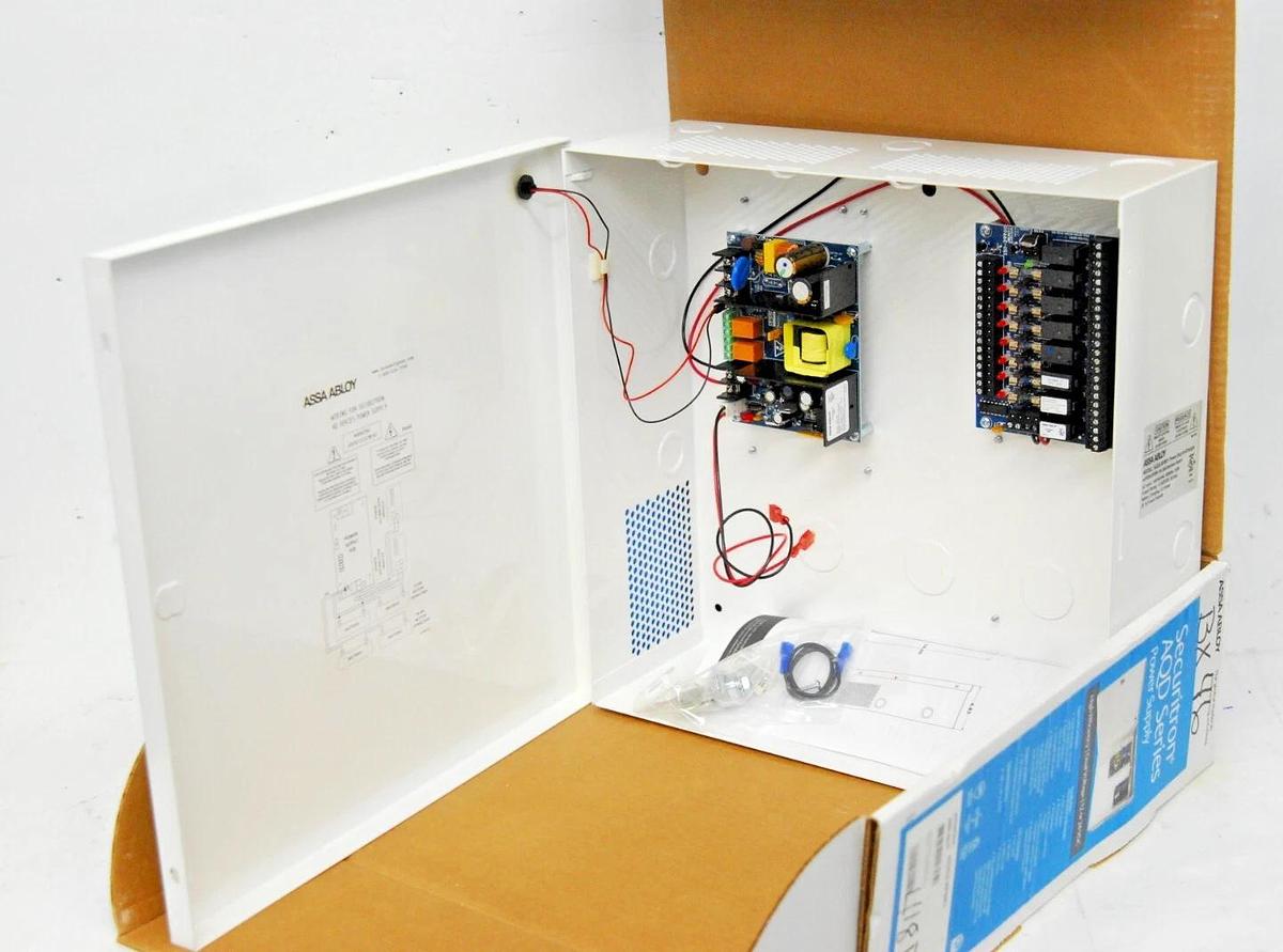 Used Securitron AQD2-8F8R1 Dual-voltage Switching Power Supply w/ Fire Trigger