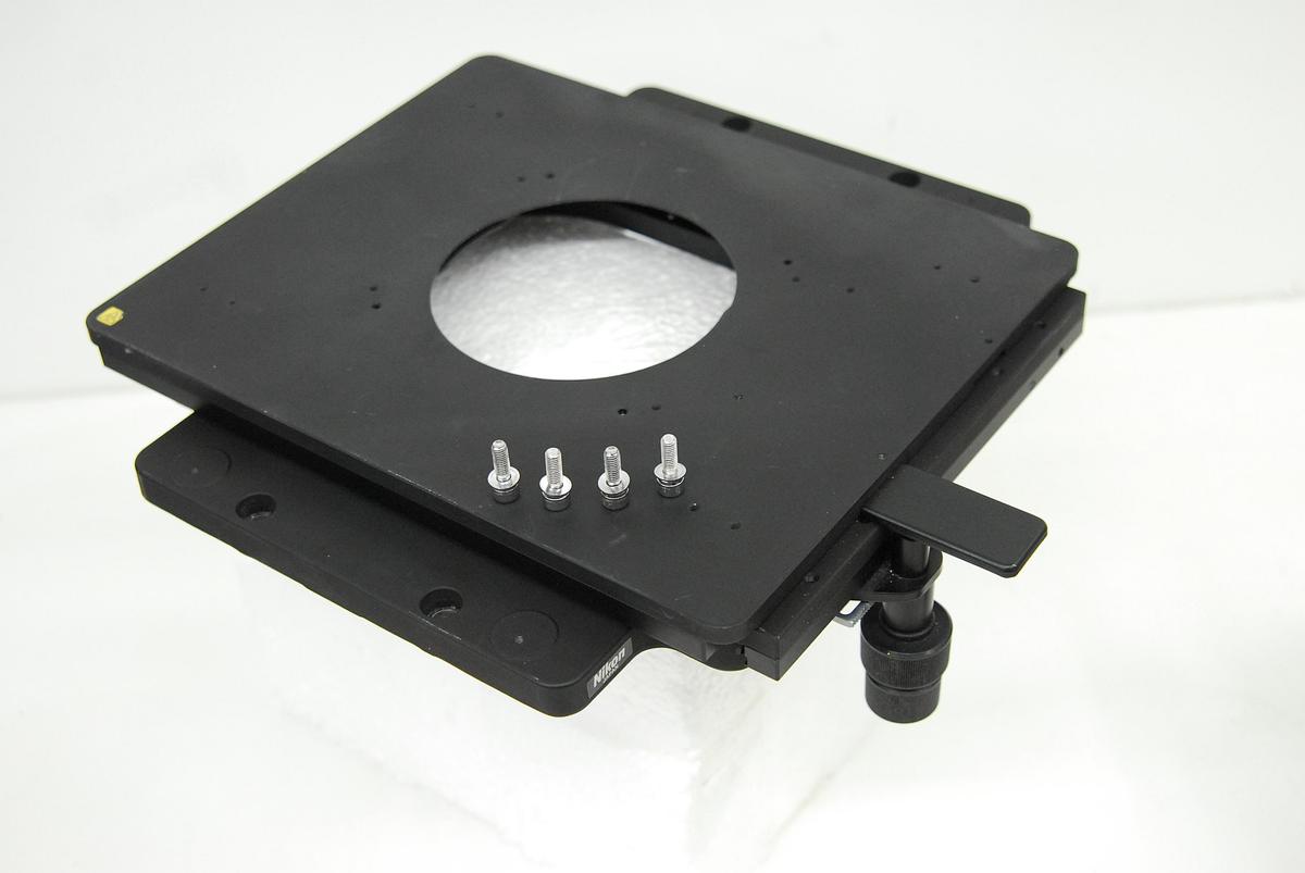 Used Nikon T-SSR Short-handle Rectangular Microscope Stage (Eclipse TE2000-E)
