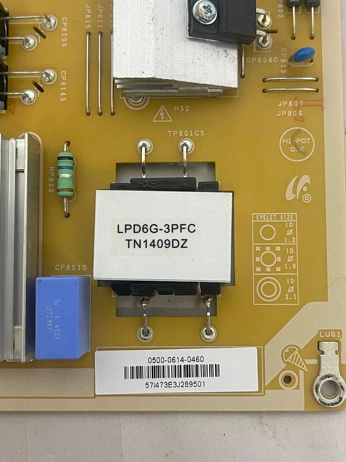 Used Sharp PSLF171301M 0500-0614-0460 Power Supply for LC-55LE643U LC-55LE653U