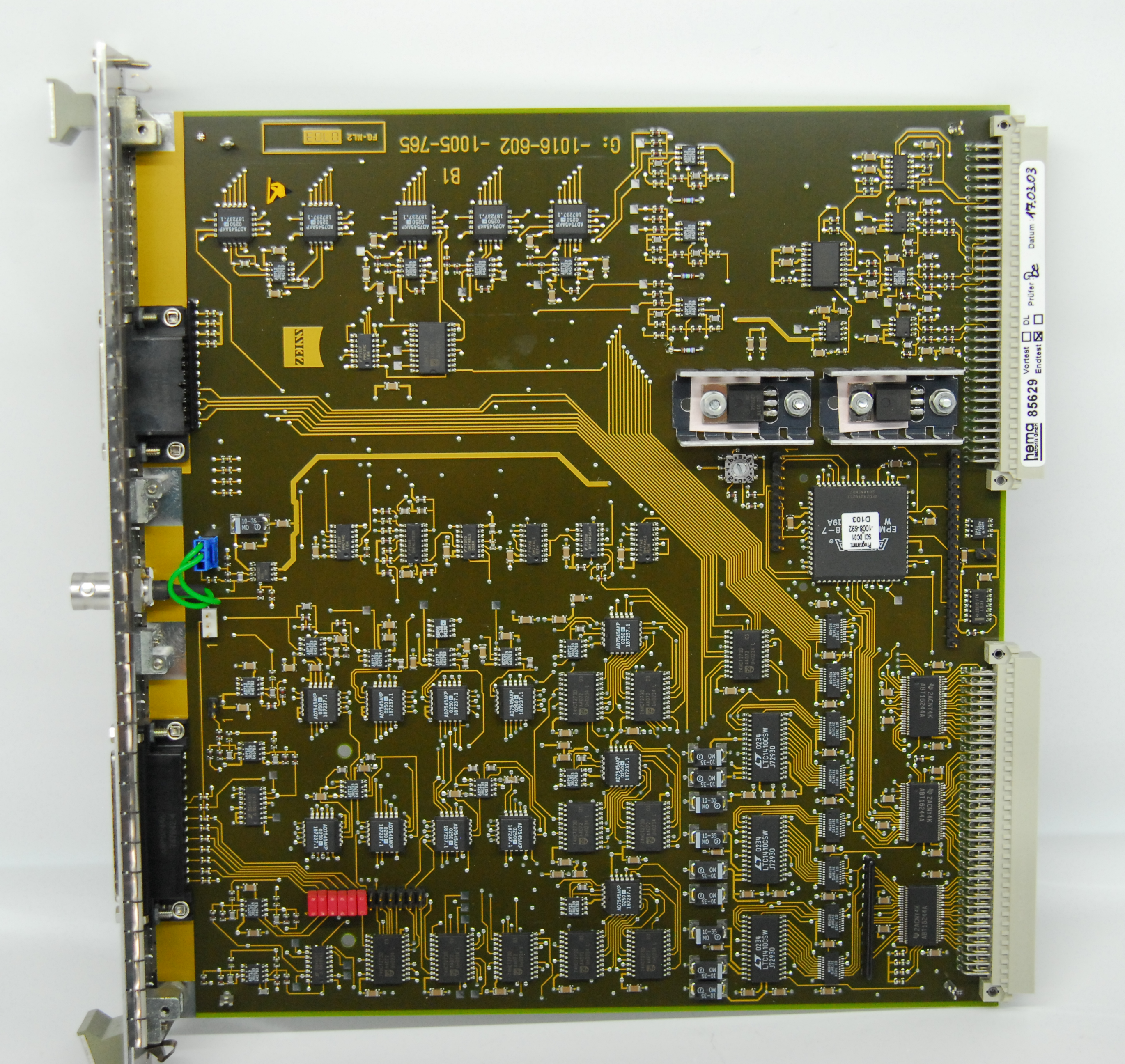 Used Zeiss Hema 1016-602 1005-765 SCAN-IF Module - ECU-LMS/META