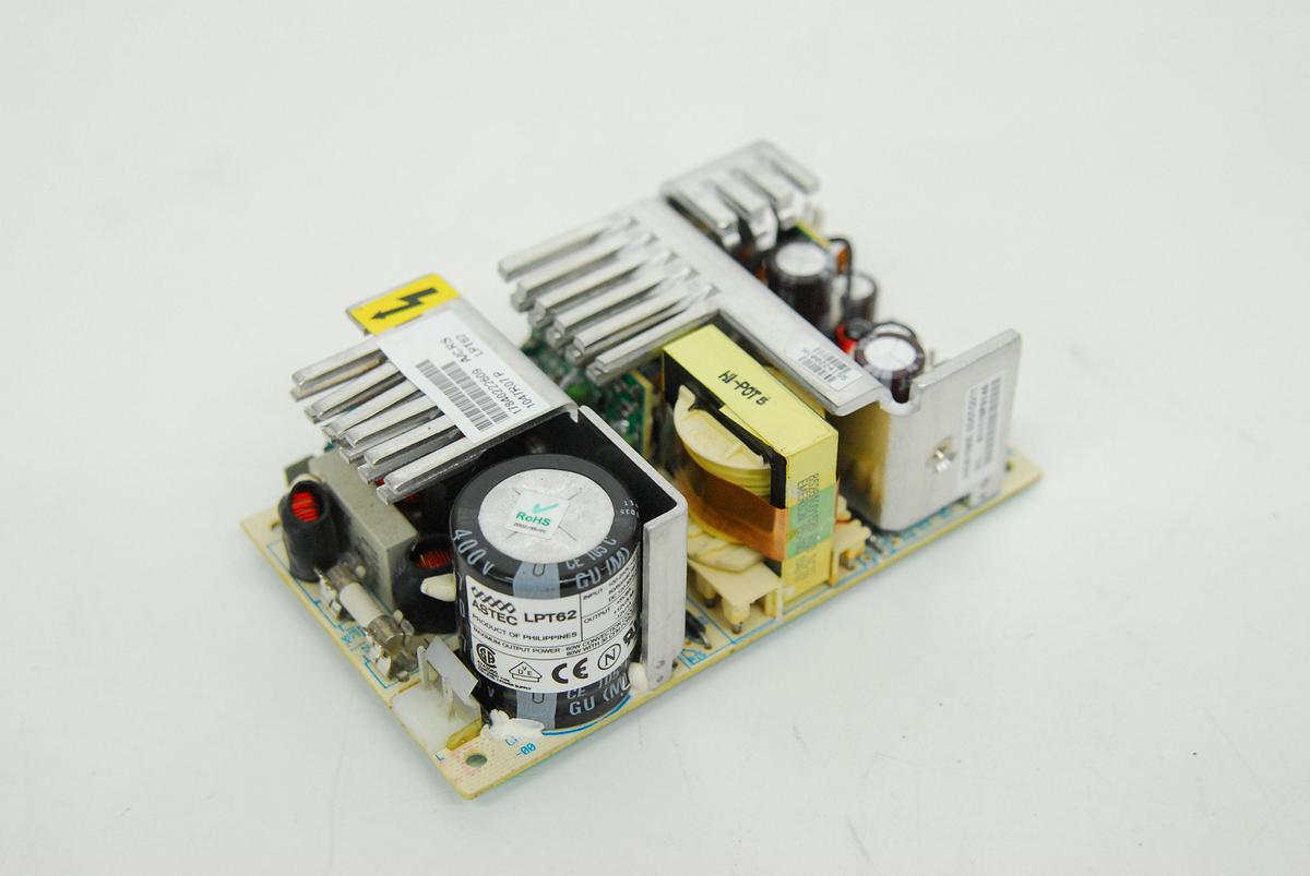 Used Astec LPT62 60W Triple Output Power Supply (+5V,8A/+12V,3.5A/-12V,1A)