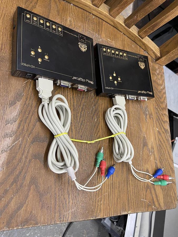 Used Key Digital KD-VP800 HD Hot Rod Series Digital Video Processors - Lot of 2