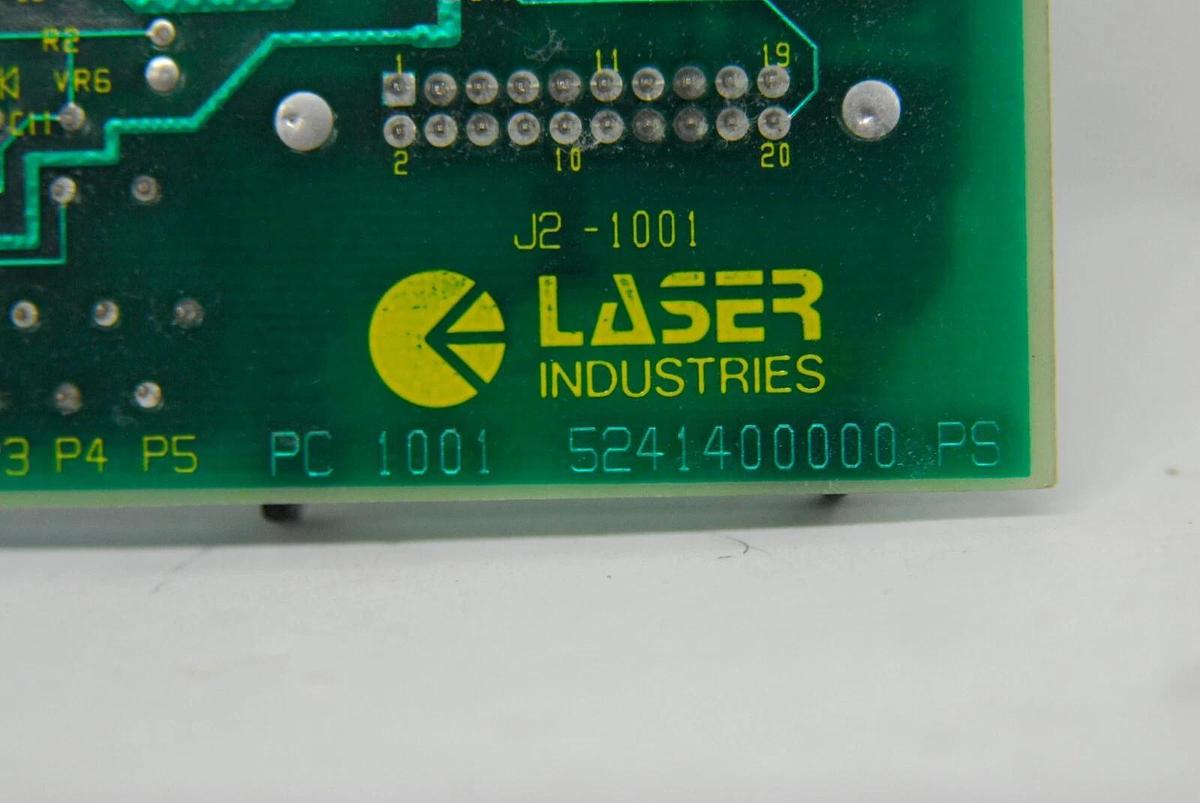Used Laser Industries PC-1001 AP0103600 5241400000 Control Board - Sharplan 1020