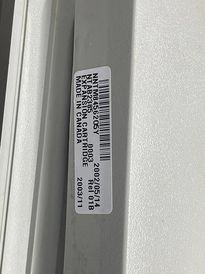 Used Nortel NTAB2456 Viocemail W/ NTAB2385 Flashcard, NTAB2385 Expansion, A/C Adapter