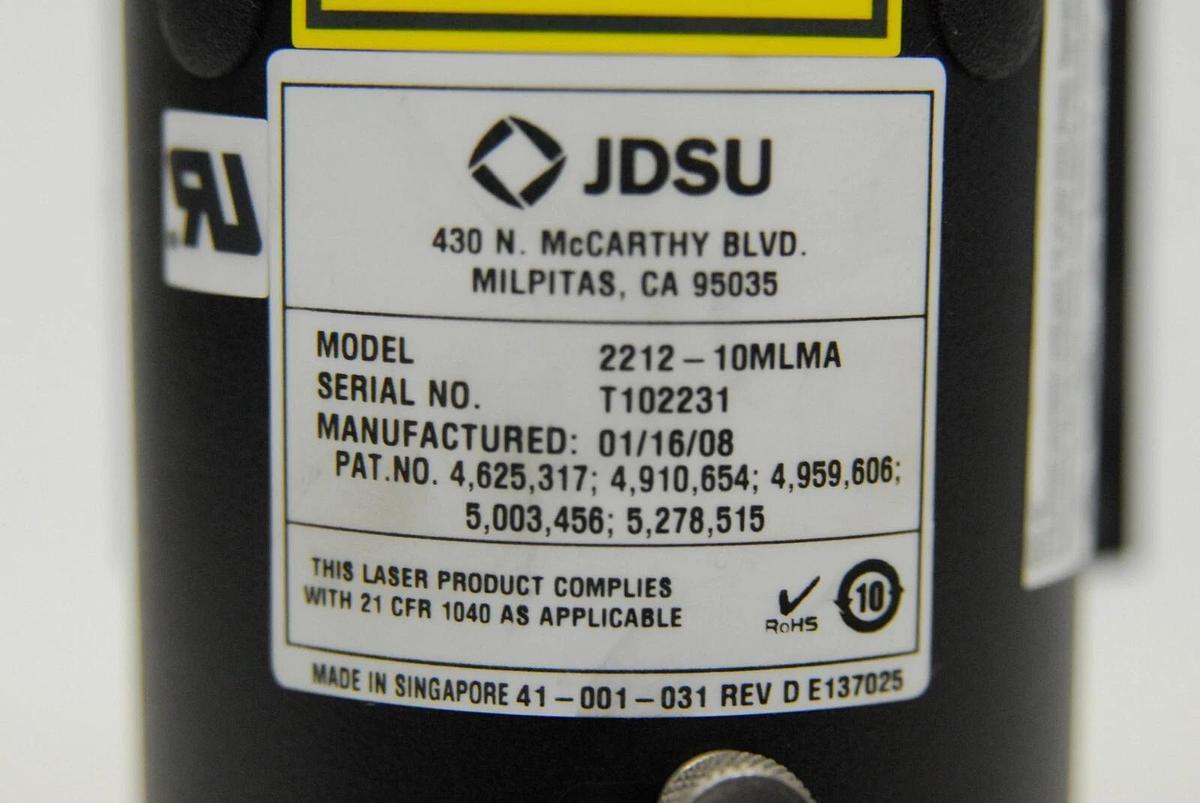 Used JDSU 2212-10MLMA Argon Ion Laser