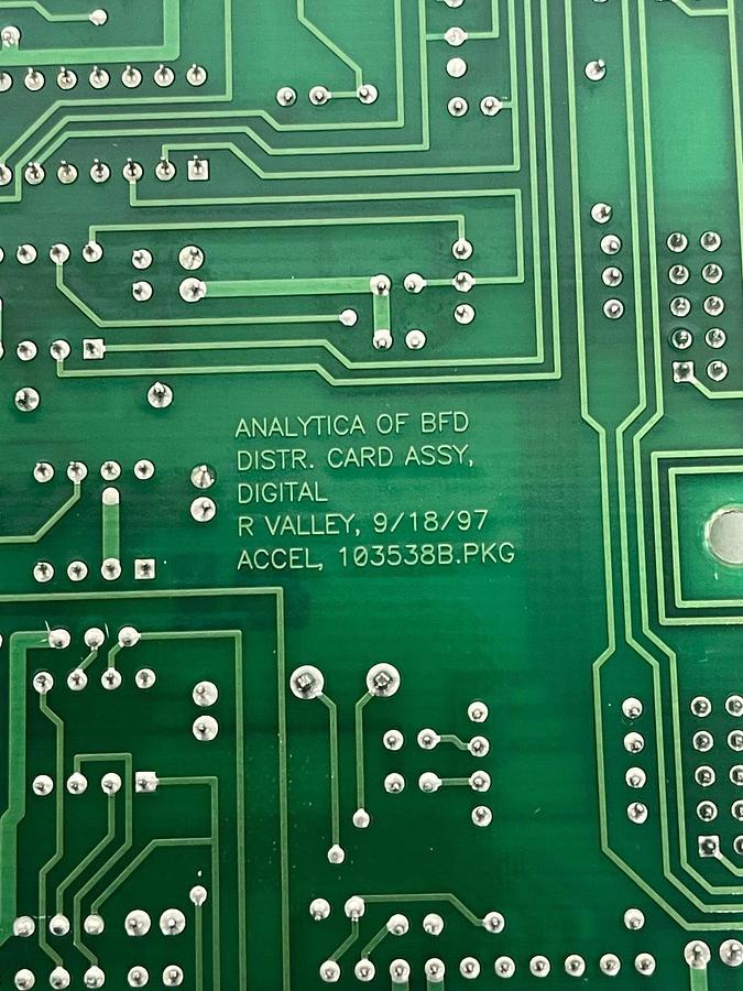 Used Analytica 103538 REV B Distribution Card Assy (From API 100 Controller)