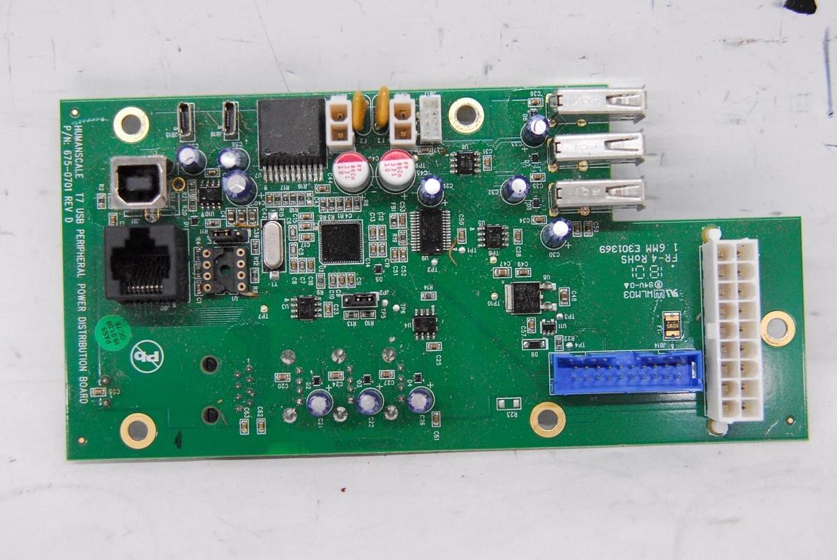 Used Humanscale 675-0701 675-1086 T7 USB Peripheral Power Distribution Board