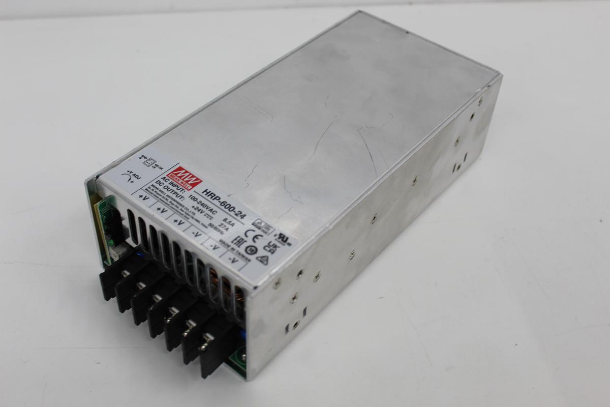 Used Mean Well HRP-600-24 24V 27A Power Supply