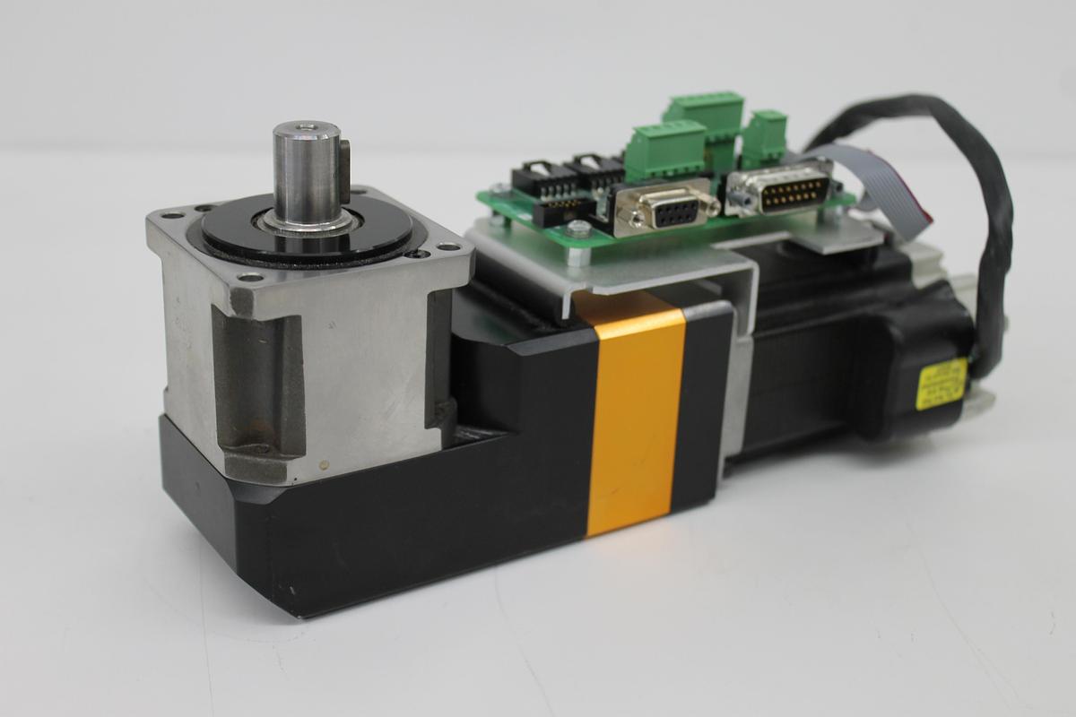 Used Parker RX60-020-S2 Right Angle Planetary Gearhead w/ MDrive 23 Motor and Controller
