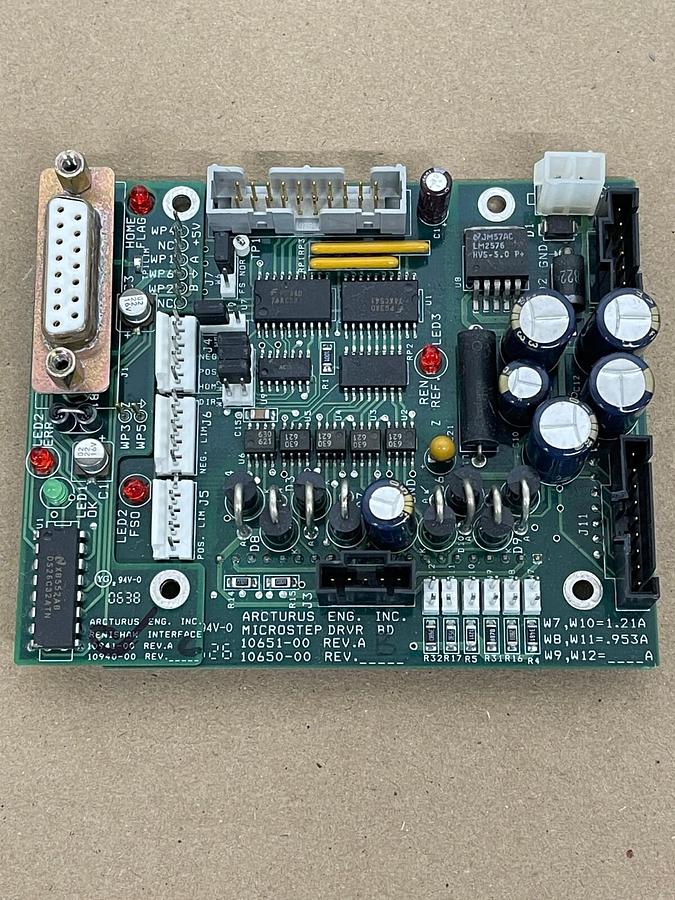 Used Arcturus Microstep DRVR BD 10651-00 W/ Renishan Interface 10941-00 (Veritas 704)