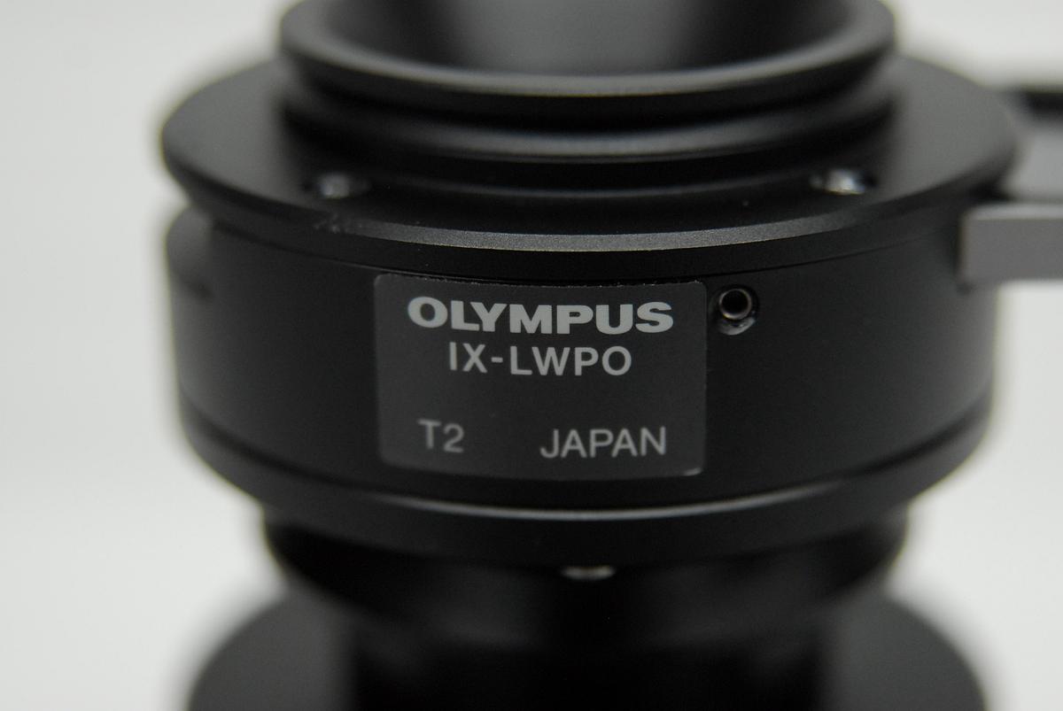 Used Olympus IX-LWUCD LWD Condenser W/ IX-LWPO POL Attachment