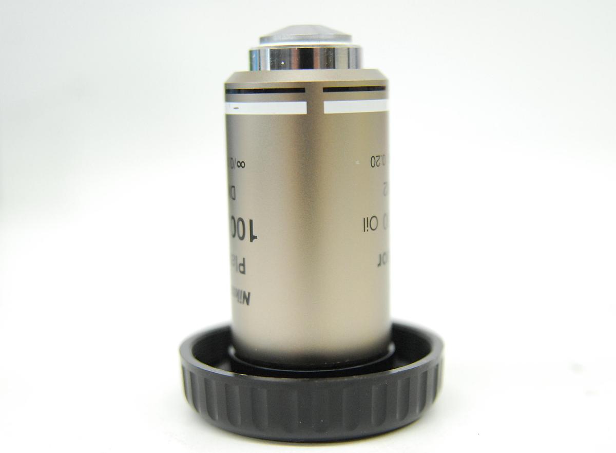 Used Nikon Plan Fluor 100X/1.30 Oil DIC H/N2 ∞/0.17 WD 0.20 Microscope Objective
