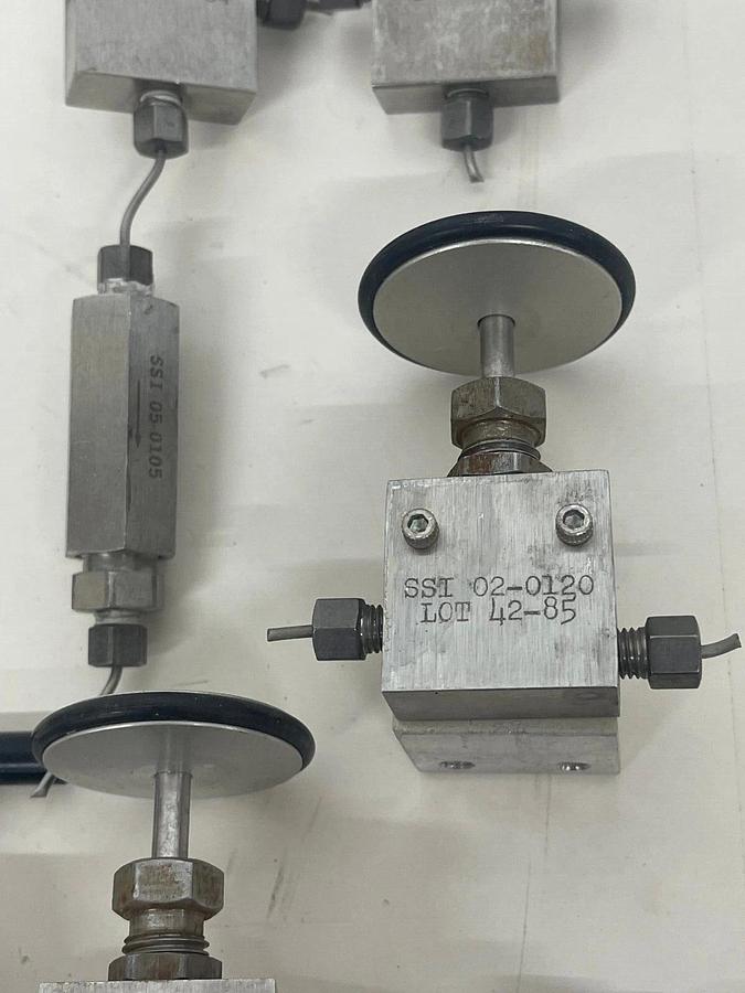 Used SSI, Precise Sensors - High Pressure Valves and Sensors - Lot of 8