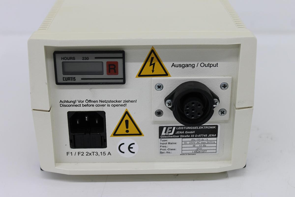 Used EBQ-100 DC-H LEJ Microscope Power Supply 100-240VAC 265VA 50-60hz