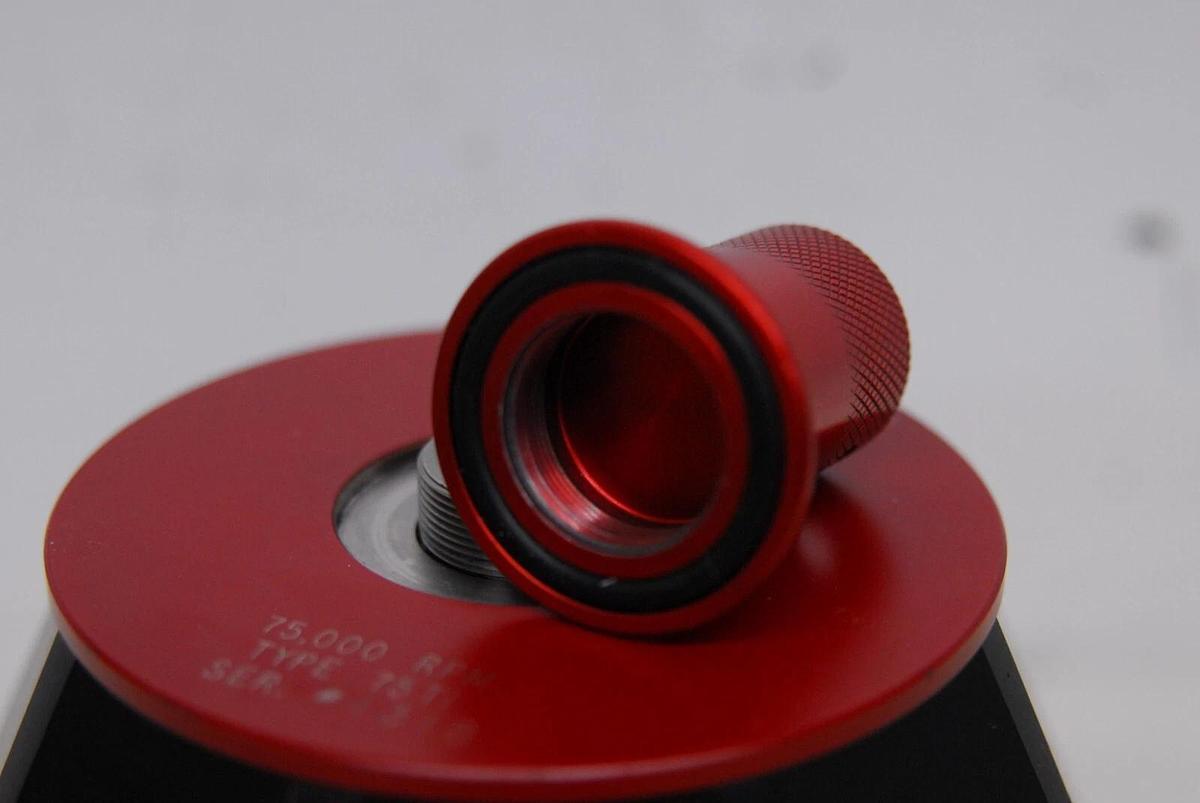 Used Beckman Type 75 Ti 8 Position Fixed Angle 75,000 RPM Titanium Rotor